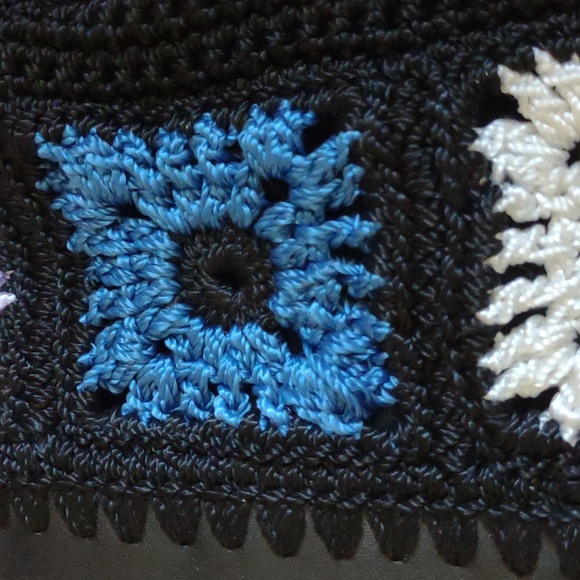 The Sak Colorful Granny Square Crochet Shoulder Bag - Picture 4 of 7